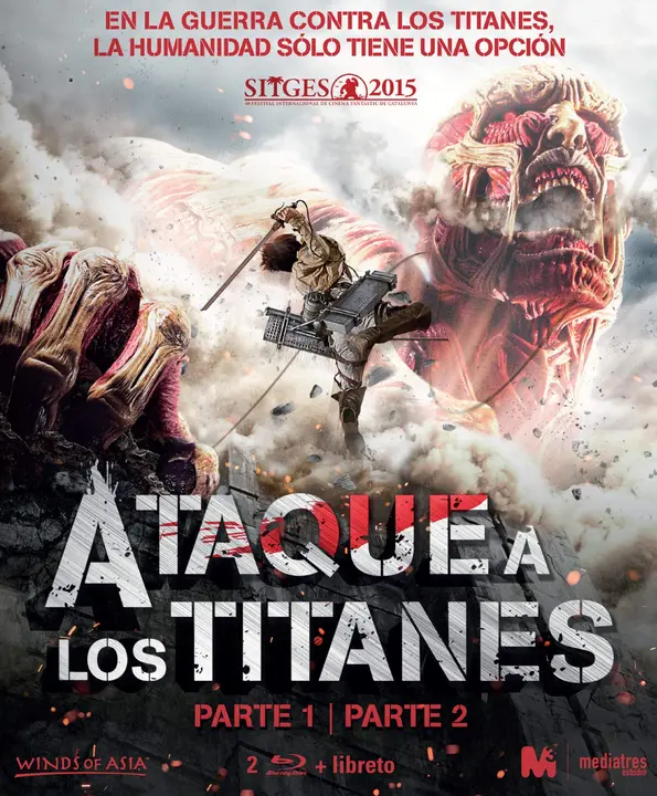 Ataque a los Titanes: películas de imagen real, Partes 1 y 2 (Blu-ray)