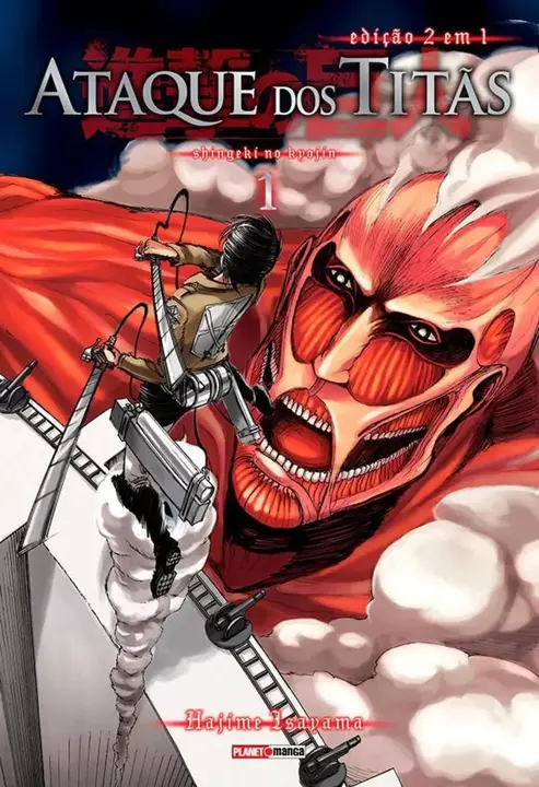 Ataque dos Titãs 2 em 1, vol. 1 — manga en portugués de Brasil