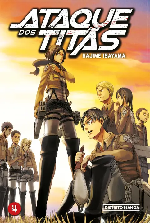 Ataque dos Titãs 4 — manga en portugués de Portugal (Distrito Manga)