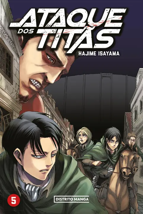 Ataque dos Titãs 5 — manga en portugués de Portugal (Distrito Manga)