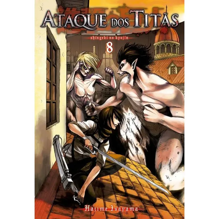 Ataque dos Titãs 8 — manga en portugués de Brasil (Panini)