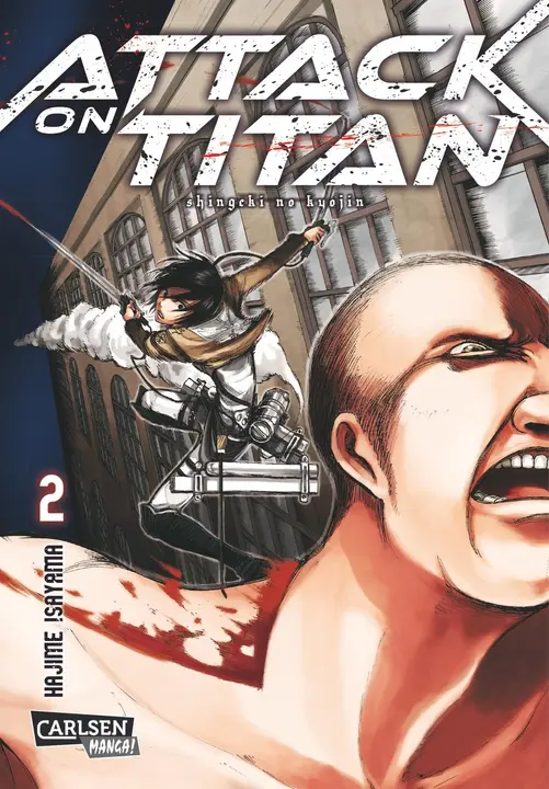 Attack on Titan 02 — manga en alemán (Carlsen)
