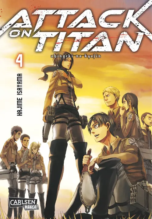 Attack on Titan 04 — manga en alemán (Carlsen)