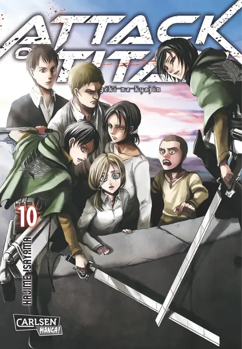 Attack on Titan 10 — manga en alemán (Carlsen)