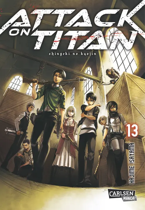 Attack on Titan 13 — manga en alemán (Carlsen)
