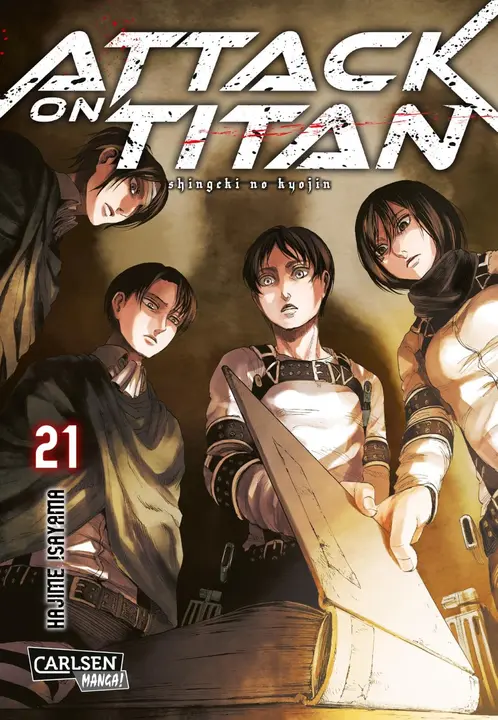 Attack on Titan 21 — manga en alemán (Carlsen)