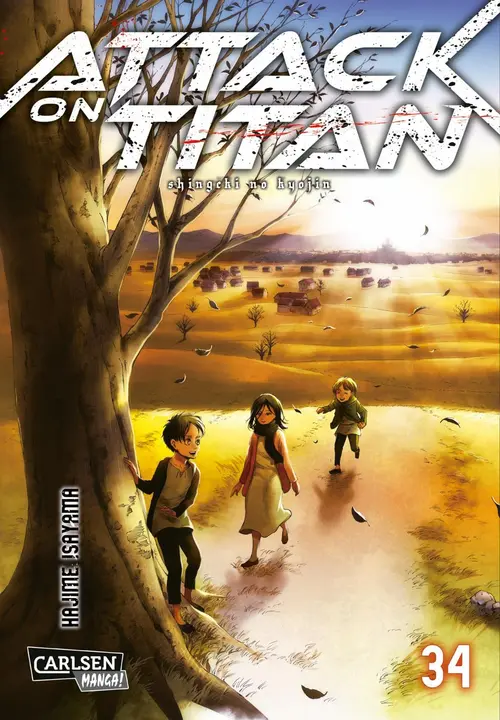 Attack on Titan 34 — manga en alemán, tomo final (Carlsen)
