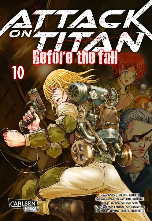Attack on Titan: Before the Fall 10 — en alemán (Carlsen)