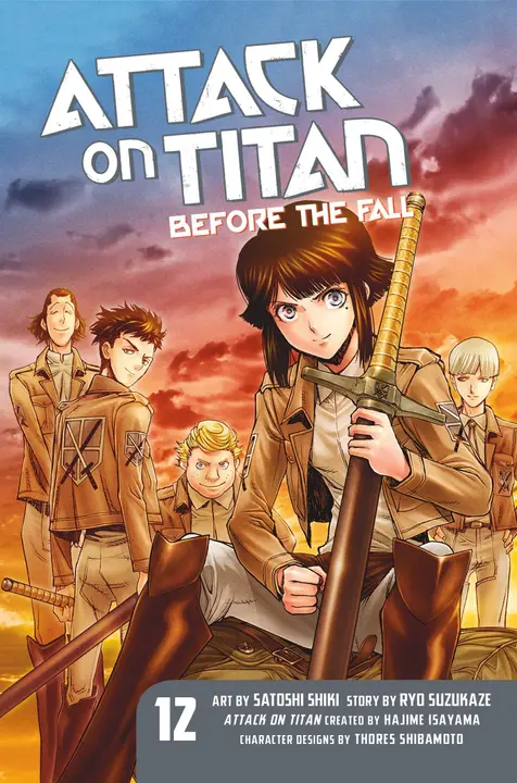 Attack on Titan: Before the Fall 12 — manga en inglés (Kodansha)