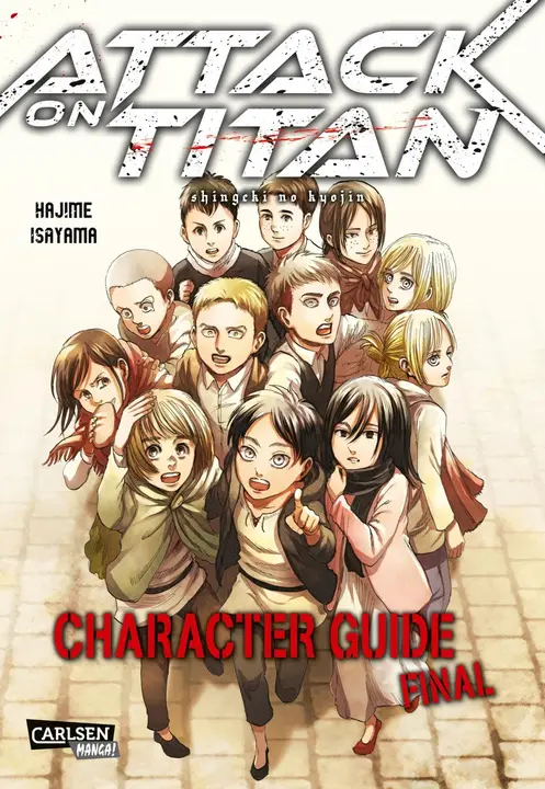 Attack on Titan: Character Guide Final — guía de personajes en alemán