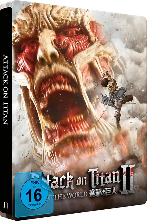 Attack on Titan II: End of the World Steelbook, acción real (Alemania)