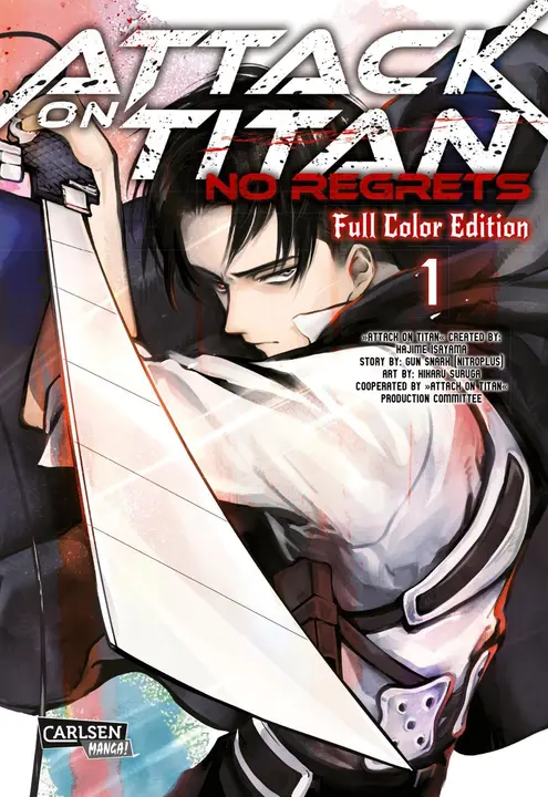 Attack on Titan: No Regrets 1 — Full Colour Edition en alemán (Carlsen)