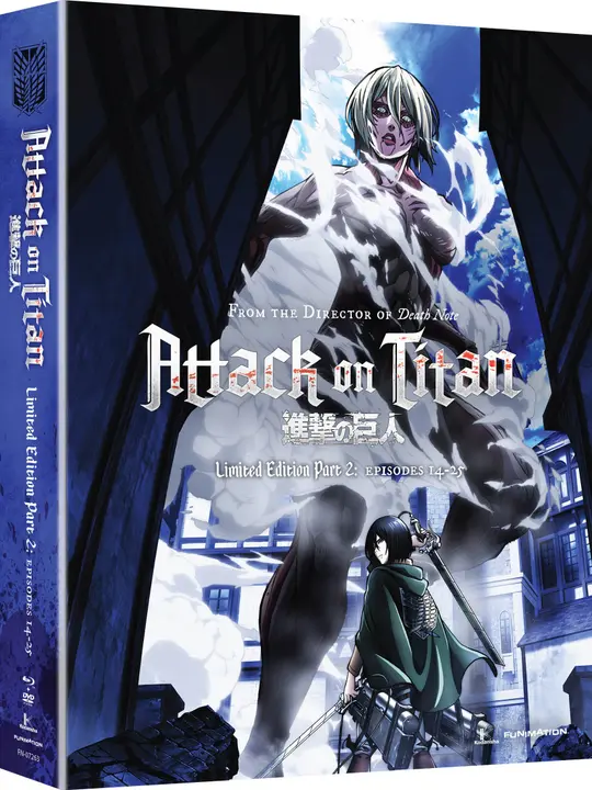Attack on Titan Parte 2 edición limitada, Blu-ray + DVD (EE. UU.)