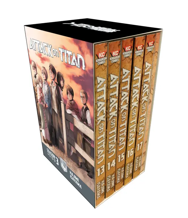 Attack on Titan Season 3 Part 1 Manga Box Set — en inglés (Kodansha)