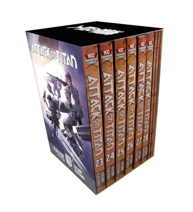Attack on Titan The Final Season Part 1 Manga Box Set — en inglés