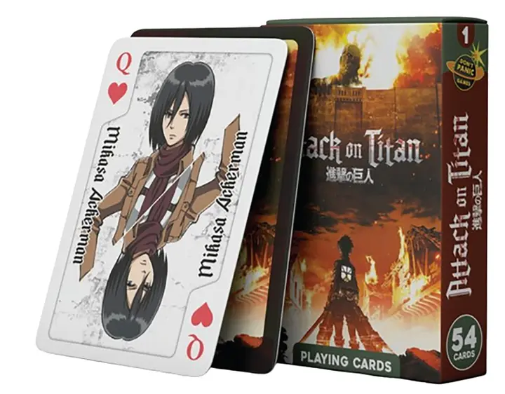 Baraja de póker Attack on Titan (Tokyopop, en inglés)