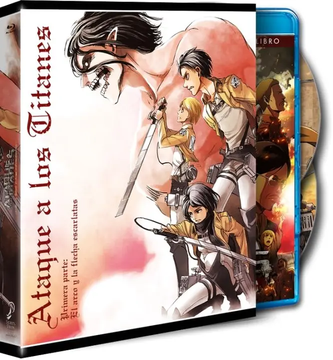 Blu-ray Ataque a los Titanes: El Arco y la Flecha — ilustración Isayama