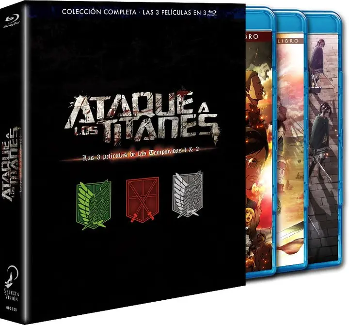 Blu-ray Ataque a los Titanes: pack 3 películas (Selecta Visión)