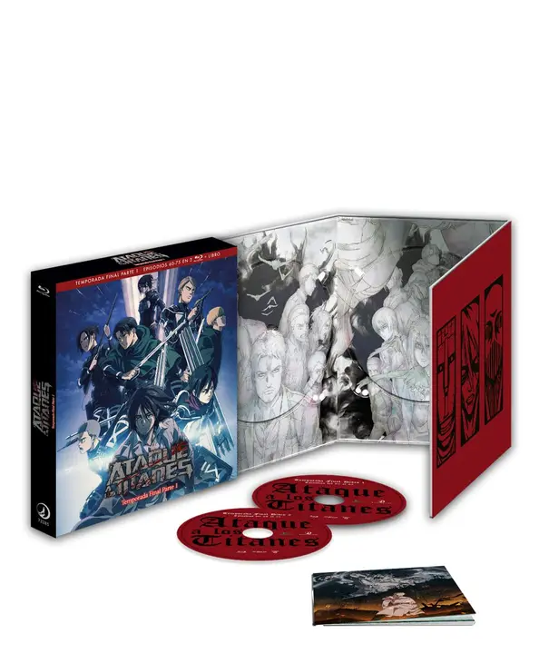 Blu-ray Ataque a los Titanes Temporada Final, Parte 1 — coleccionista