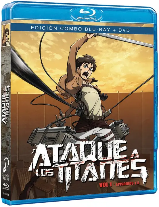 Blu-ray Ataque a los Titanes Vol. 1 — edición combo (Selecta)