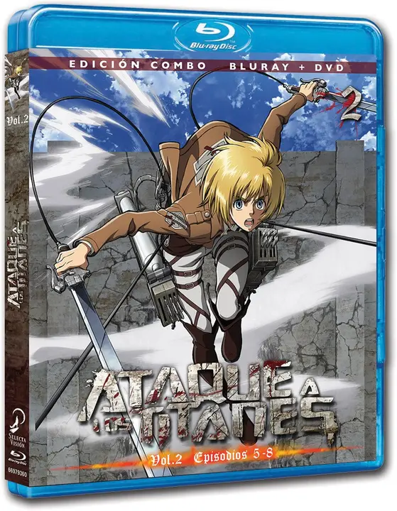 Blu-ray Ataque a los Titanes Vol. 2 — edición combo (Selecta)