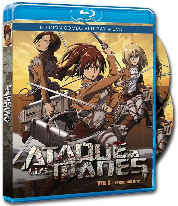Blu-ray Ataque a los Titanes Vol. 3 — edición combo (Selecta)