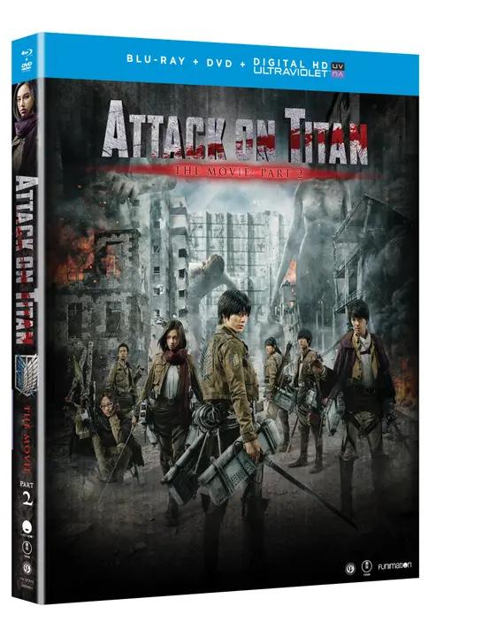 Blu-ray Attack on Titan Película 2, acción real (EE. UU., 2 discos)