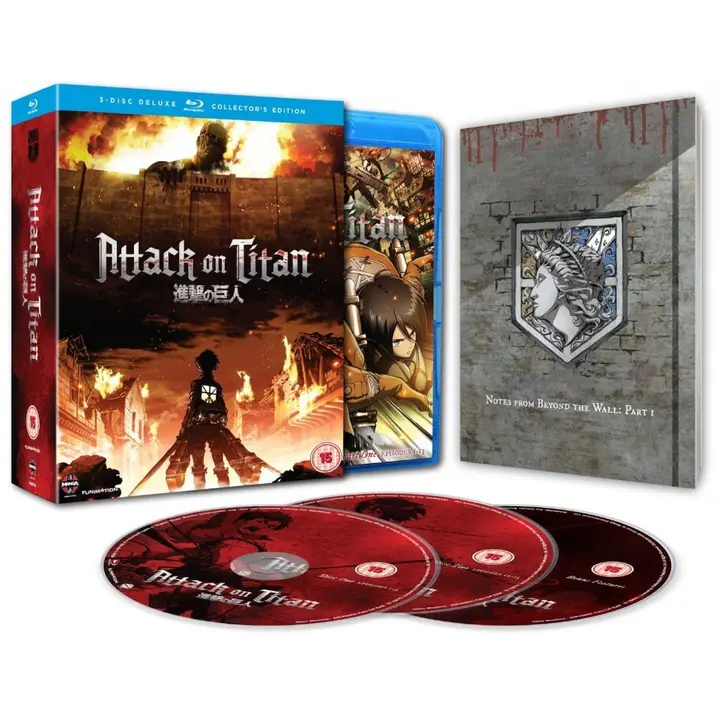 Blu-ray Attack on Titan Temporada 1, Parte 1 (Reino Unido)