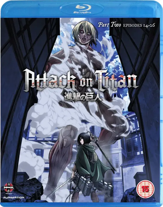 Blu-ray Attack on Titan Temporada 1, Parte 2 (importación europea)