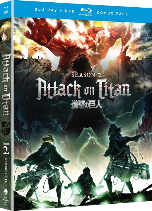 Blu-ray Attack on Titan Temporada 2 (EE. UU., inglés y japonés TrueHD)