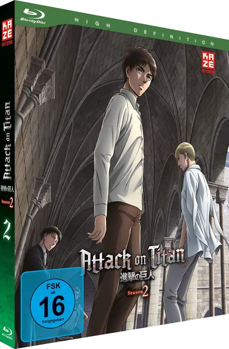 Blu-ray Attack on Titan Temporada 2, Vol. 2 — edición alemana (Kaze)