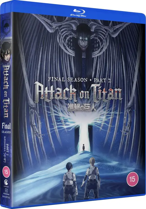 Blu-ray Attack on Titan Temporada final, Parte 2 (Reino Unido)