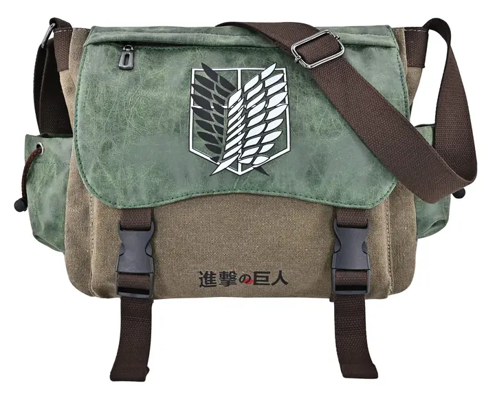 Bolso bandolera Attack on Titan Legión de Reconocimiento, lona (Roffatide)