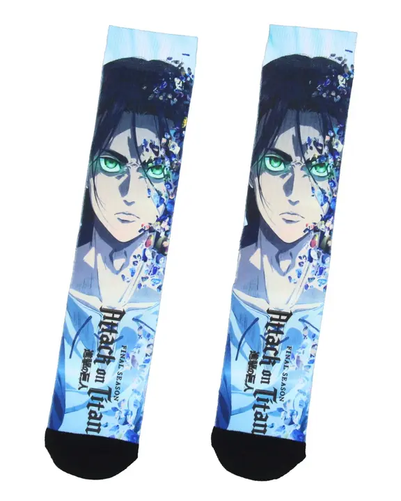 Calcetines Attack on Titan con estampado de Eren (Bioworld)