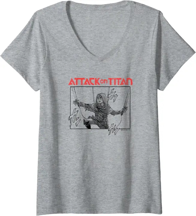 Camiseta mujer Armin Arlert «retrato manga» de la Legión (negra)
