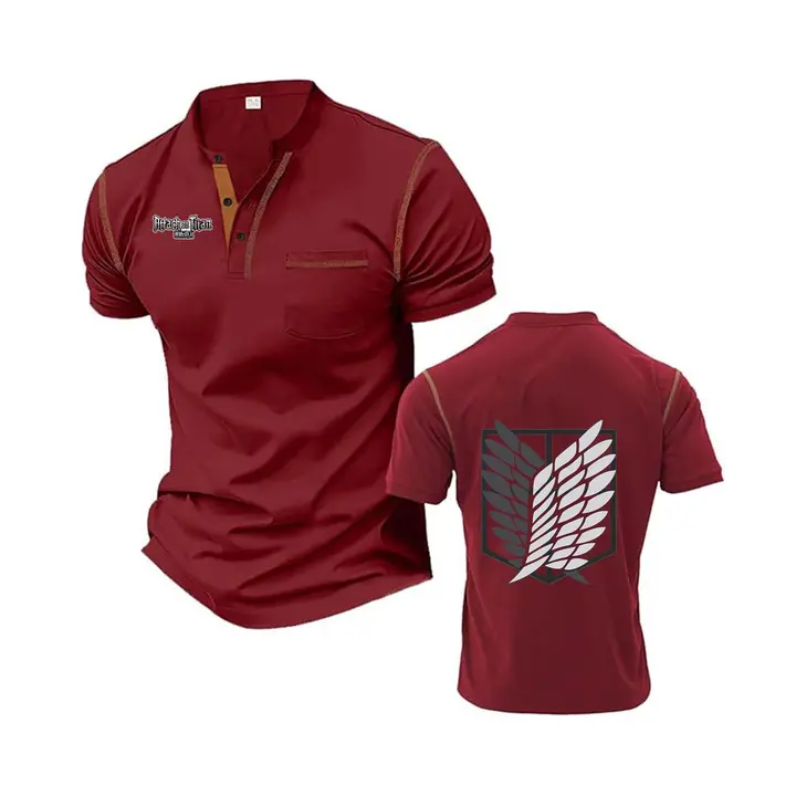 Camiseta técnica Attack on Titan 3D (TUIAIFA) — modelo E, talla