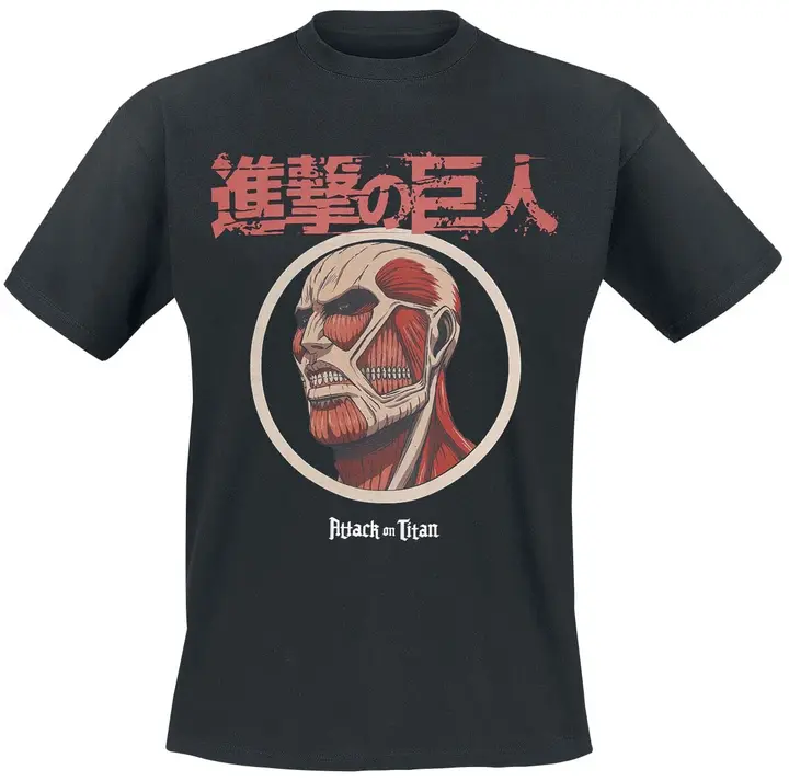 Camiseta Titán Colosal negra (Difuzed)