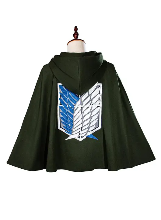 Capa con capucha de la Legión y escudo bordado (OSIAS, nueva versión, XL)