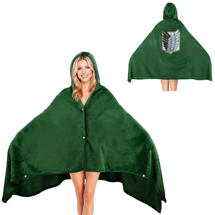 Capa-pijama con capucha de la Legión (Joyincoser, verde, talla S)