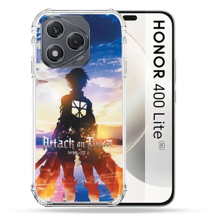 Carcasa reforzada manga Attack on Titan «Sol» para Honor 400 Lite 5G