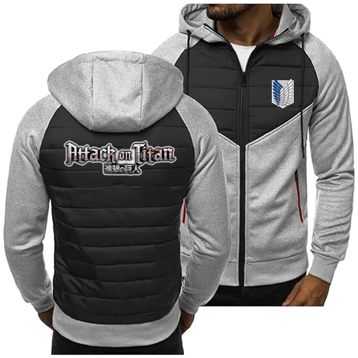 Chaqueta con capucha patchwork AoT (TUIAIFA) — modelo C, talla