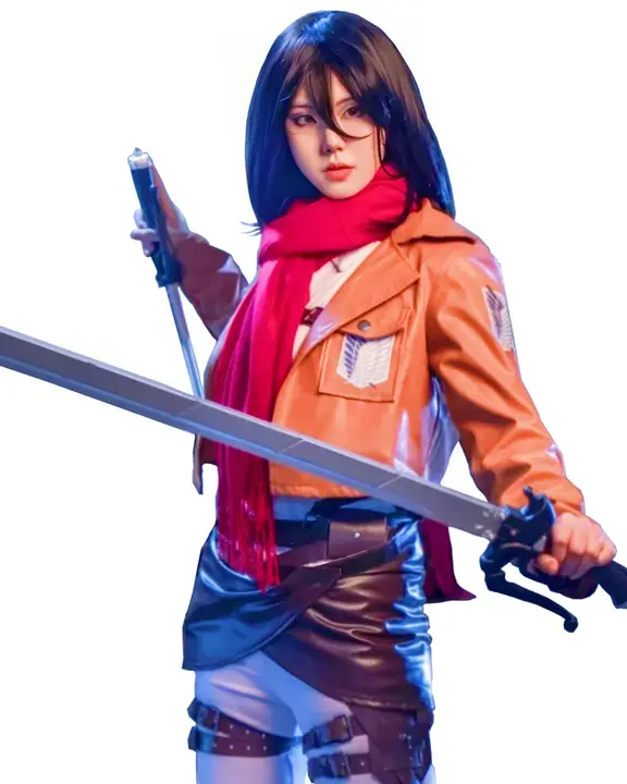 Conjunto de cosplay «Ackerman» de la Legión con bufanda (FCCAM, XXL)