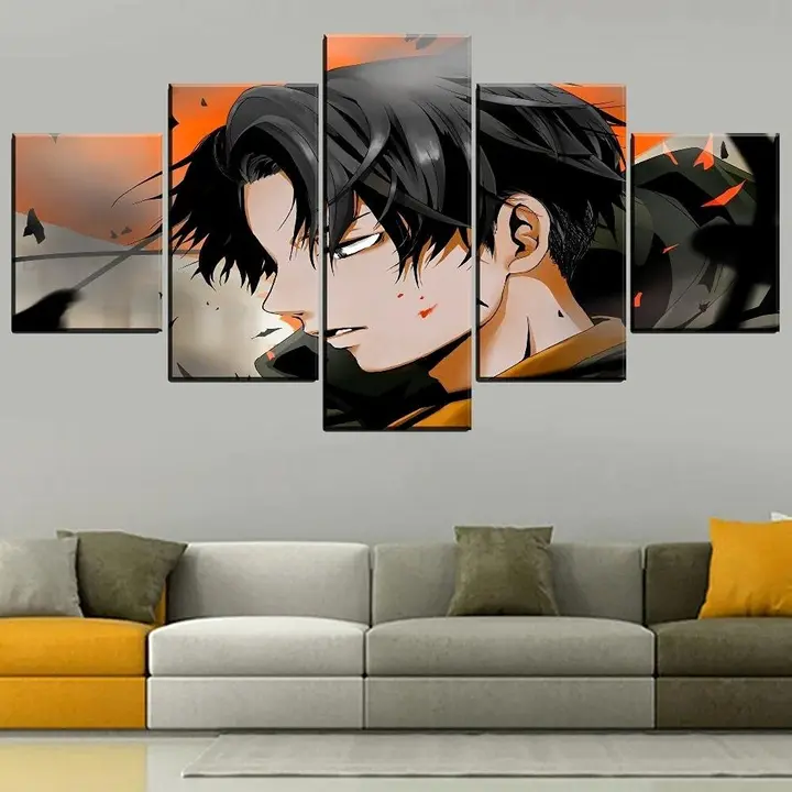 Cuadro de 5 paneles Levi Ackerman, 100 × 50 cm (MPPSU)