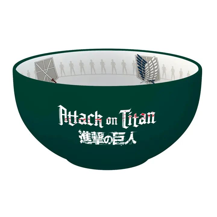 Cuenco Attack on Titan emblemas de la Temporada 3, 600 ml (ABYstyle)