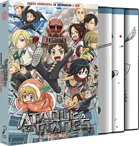 DVD Ataque a los Titanes: Junior High, episodios 1-12 (Selecta)