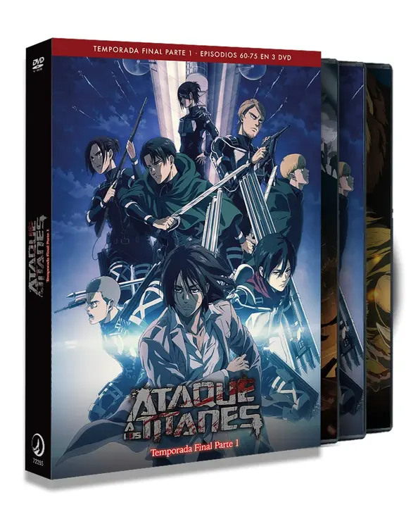 DVD Ataque a los Titanes Temporada Final, Parte 1 (Selecta Visión)