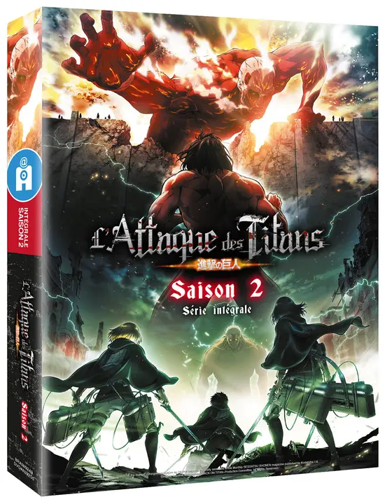 DVD L'Attaque des Titans Temporada 2 integral (Francia)