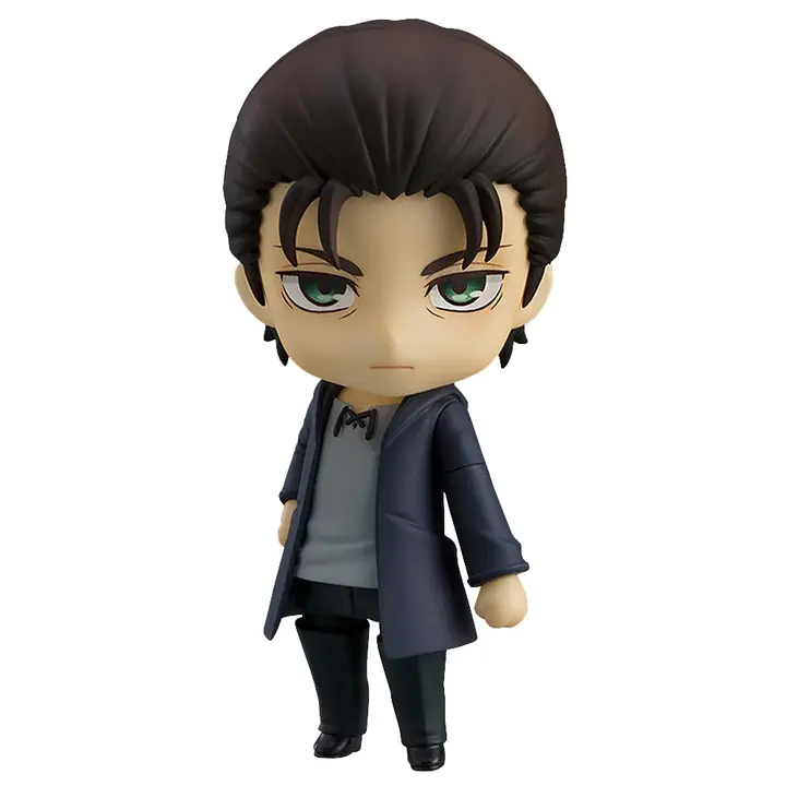Figura chibi de Eren Jaeger con caras intercambiables, 10 cm (Anjinguang)