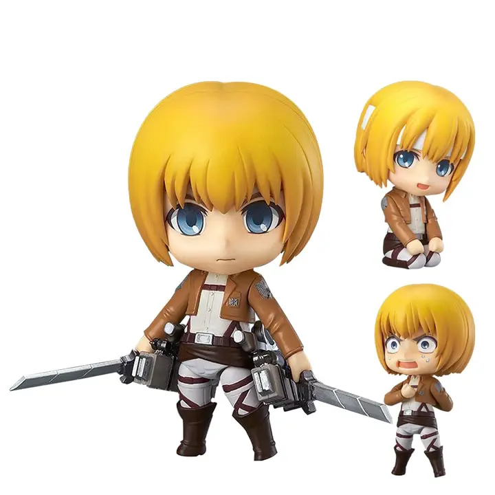 Figura de Armin Arlert, 10 cm, piezas intercambiables (Xinchangda)