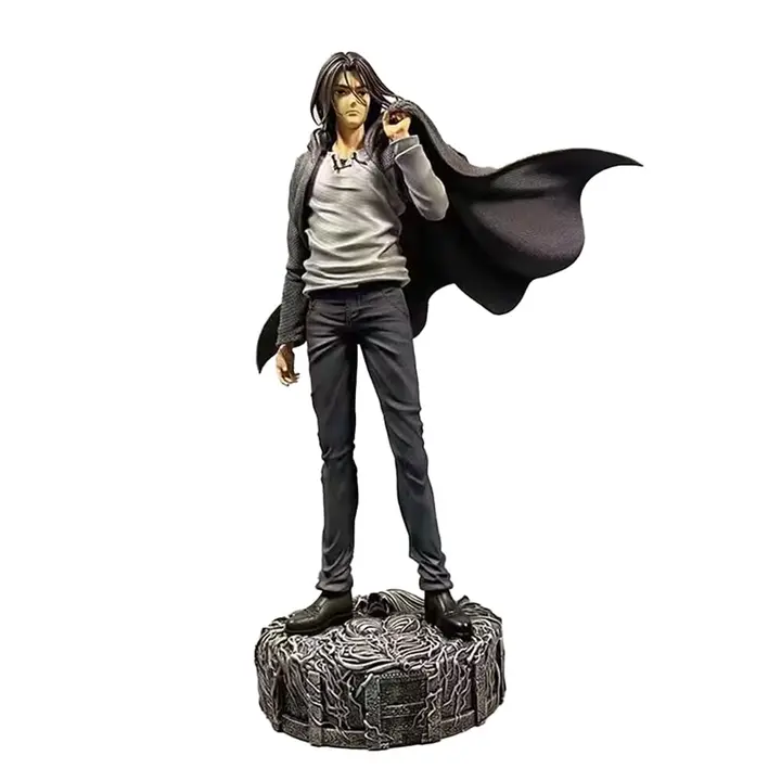 Figura de Eren Jaeger con cabezas intercambiables, 30 cm (sin licencia)